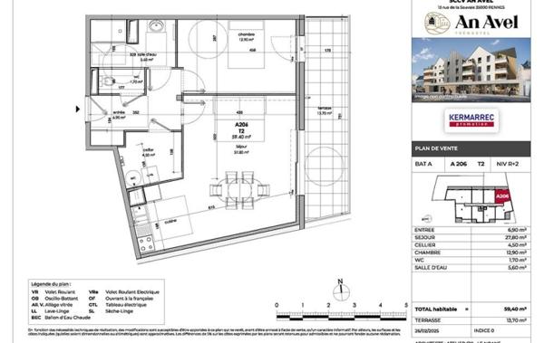 Vente Appartement P2 neuf Tregastel   