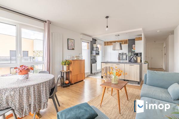 T3 dans un immeuble de 2018 avec terrasse dernier étage proche transports et commerces