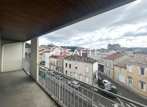 Appartement T3 62 m², climatisation, coeur de ville
