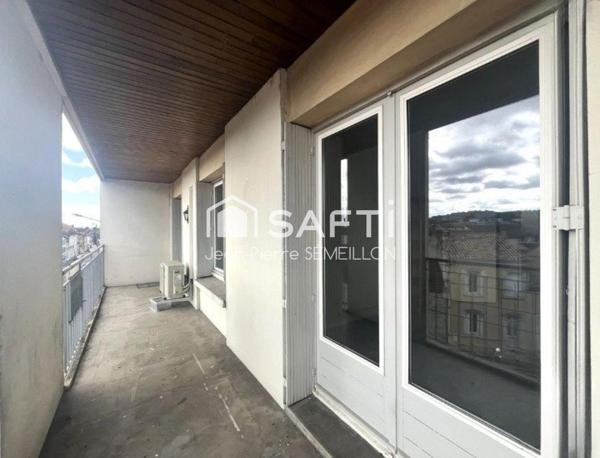 Appartement T3 62 m², climatisation, coeur de ville