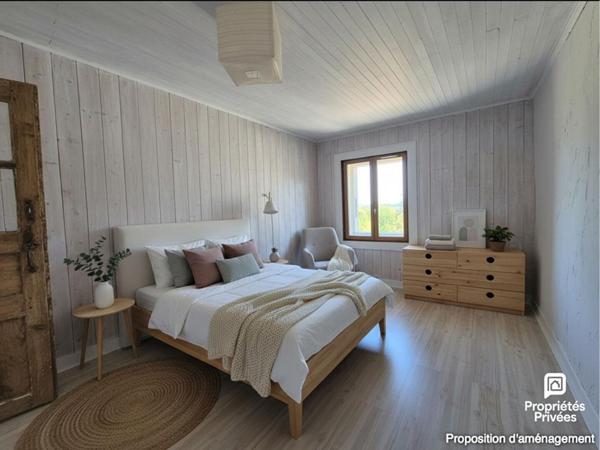 Maison en pierre rénovée - 144 m² - 3 ch - Double garage - Calme