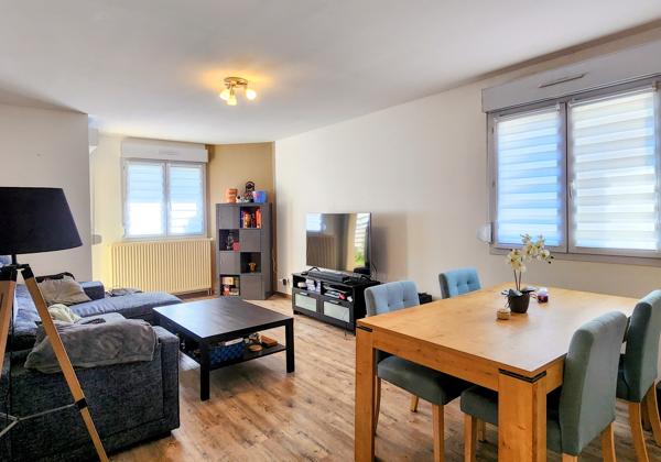 Appartement T3 de 69m2 avec terrasse, jardin et parking à Laxou