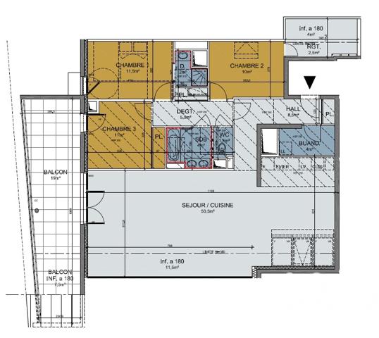 Appartement à vendre 4 pièces 111 m² Vif