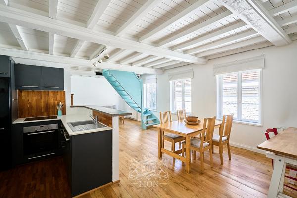 Duplex coup de coeur dernier étage deux chambres