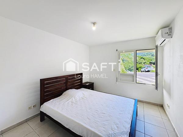 Appartement T3 traversant avec son jardin, vue mer.