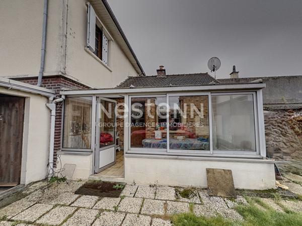 Maison à vendre à TERGNIER (02700) QUESSY - 2 CHAMBRES - 77 M² - TERRAIN 500 m² - GARAGE