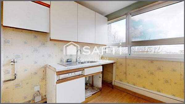 Appartement T4 lumineux avec balcon, garage, cave