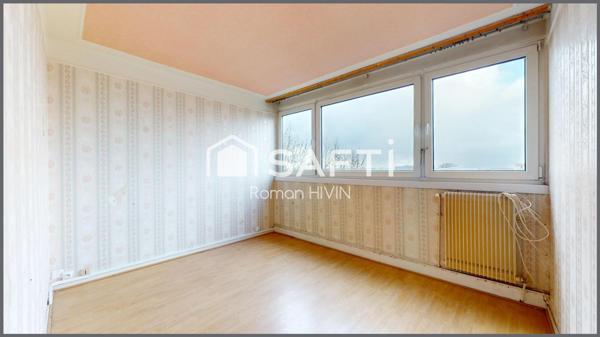 Appartement T4 lumineux avec balcon, garage, cave