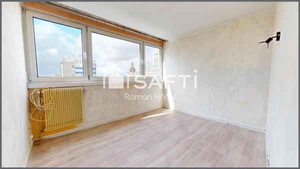 Appartement T4 lumineux avec balcon, garage, cave