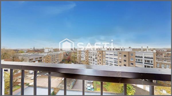 Appartement T4 lumineux avec balcon, garage, cave