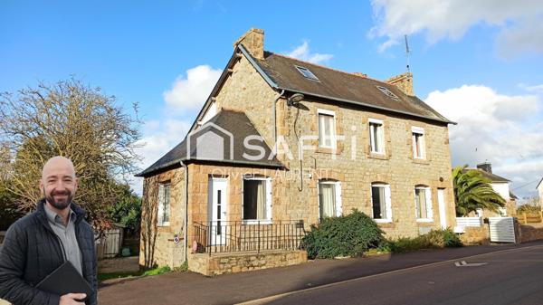 Grande maison en granite dans une commune du littoral