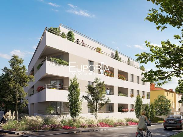Sathonay-Camp – Appartement 2 pièces avec jardin – 49 m²