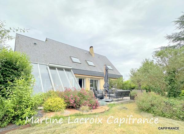 Dpt SARTHE (72), à vendre CHERRÉ-AU - PROPRIÉTÉ  P7 de 143 m² - Terrain de 3998 M²