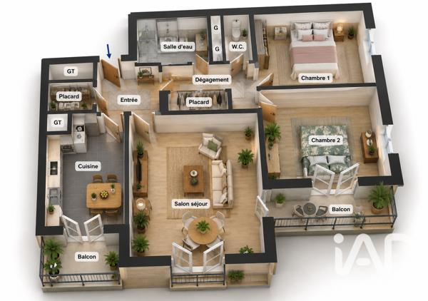 Appartement à vendre 3 pièces 72 m² Cusset
