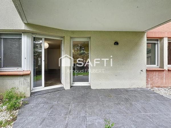 Appartement T3 60m2 avec terrasse et jardin