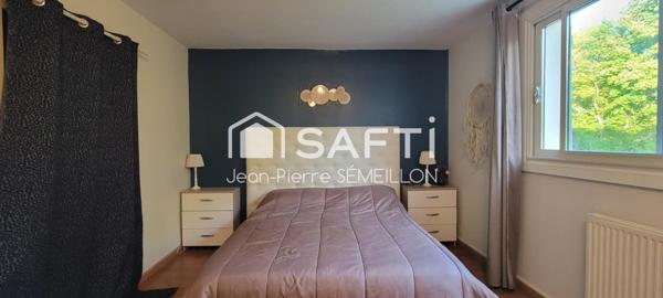 Maison 4 chambres avec jardin secteur boisé