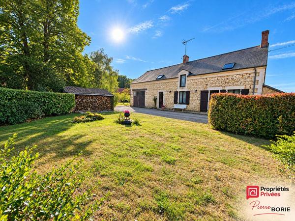 Exclusivité : MÂRON, Longère en pierre, 4 chambres, 167 m² au sol, terrain de 1 675 m²