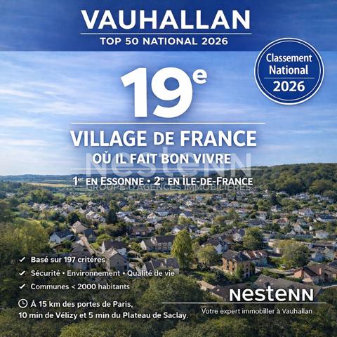 Nestenn Igny - Quartier des Castor, Vauhallan - Maison Mitoyenne avec Toiture Neuve, Fenêtres Récentes et Fort Potentiel de Rénovation