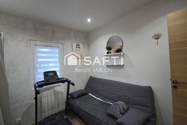 Maison 73m², 2 chambres, jardin, rénovée avec goût