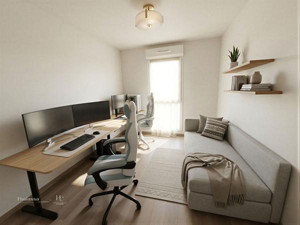 Appartement Nantes 3 pièce(s) 65 m2,  
Nantes 44100