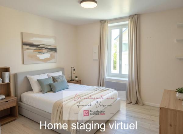 A VENDRE en Exclusivité aux Herbiers, Maison de ville de 65 m2 avec 2 chambres et cour fermée