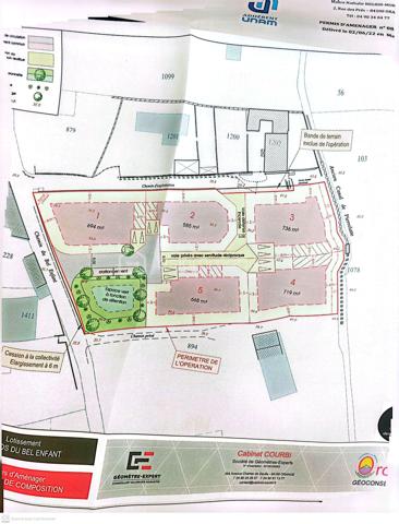 Lotissement de 720 m²