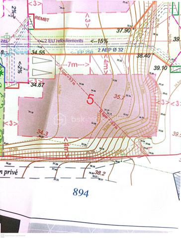 Lotissement de 720 m²