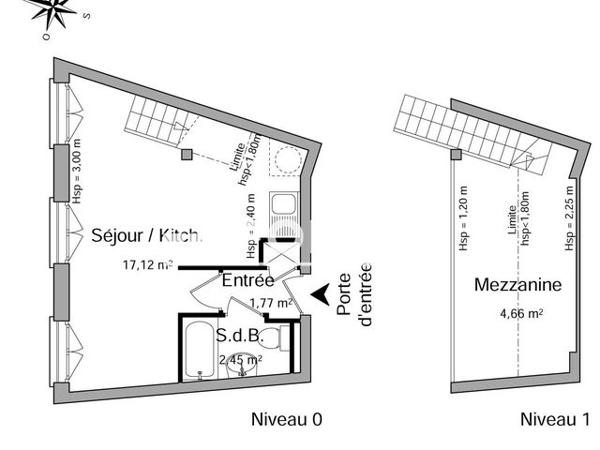 Location Studio 26 m² - 3 PLACE JULES GUESDE Saint-etienne 42100