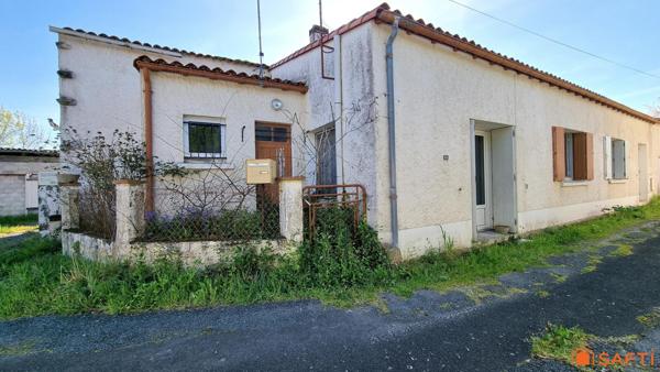 Maison de plain-pied à rénover – 63 m² + garage + terrain – fort potentiel