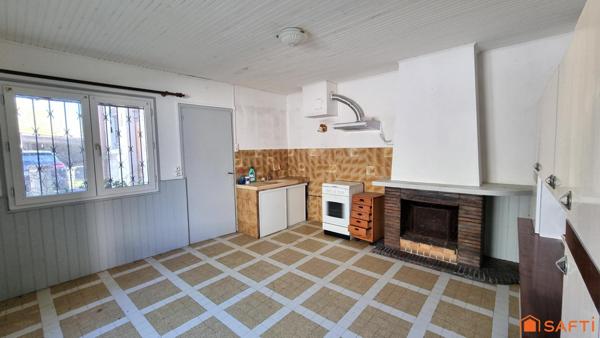 Maison de plain-pied à rénover – 63 m² + garage + terrain – fort potentiel