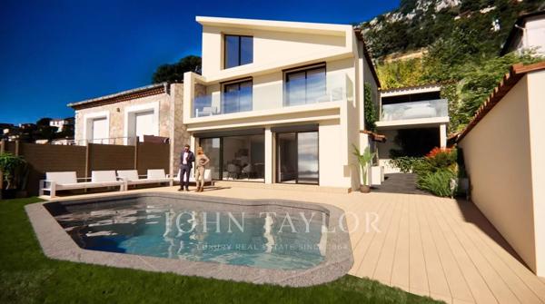 Villa rénovée avec vue mer panoramique