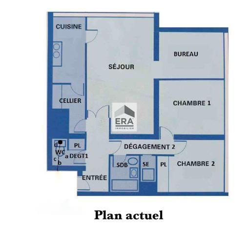 Appartement Paris 4 pièces 78.32 m2 dernier étage vue Tour Eiffel