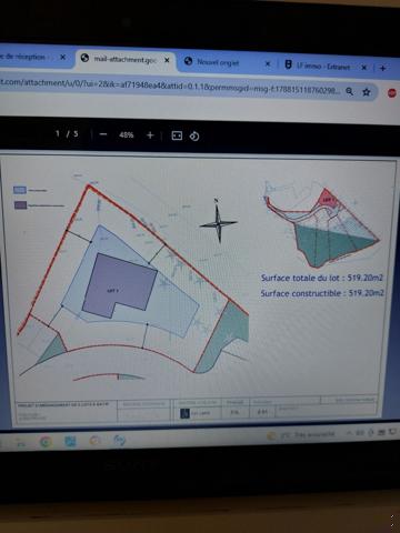 Privas-(07000)-Terrain à bâtir pour la réalisation de 5 villas