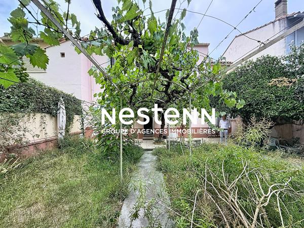 Immeuble Perpignan 2 appartements avec jardin et terrasse.