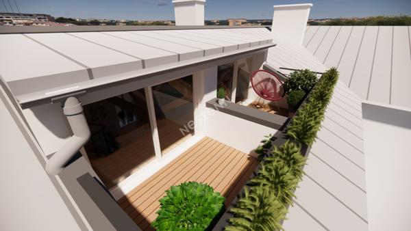 75011 - Voltaire / Père Lachaise - Appartement 4P - 85 m² dernier étage / traversant / Balcon