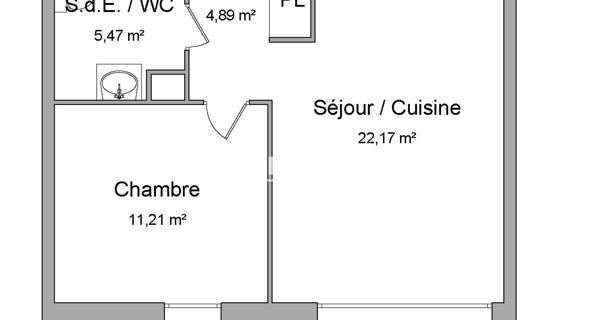 Location Appartement 2 pièces 43.74 m² - Bénesse-maremne 40230