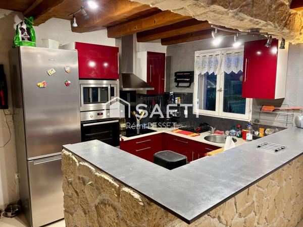 A vendre jolie maison T4 atypique pleine de charme et d'espace