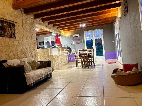 A vendre jolie maison T4 atypique pleine de charme et d'espace