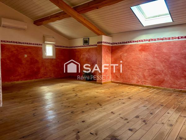 A vendre jolie maison T4 atypique pleine de charme et d'espace