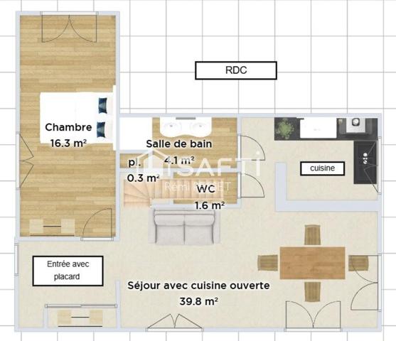 A vendre jolie maison T4 atypique pleine de charme et d'espace