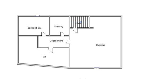 Appartement à vendre 3 pièces à TAPONAS (69220 ) Duplex 56 m²– Calme, extérieur réaménagé, 2 parkings. Arrêt bus à 50 m