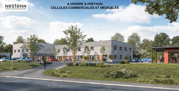 RESTE 4 Cellules commerciales ou médicales sur la commune de FRETHUN de 60m2 à 165m2