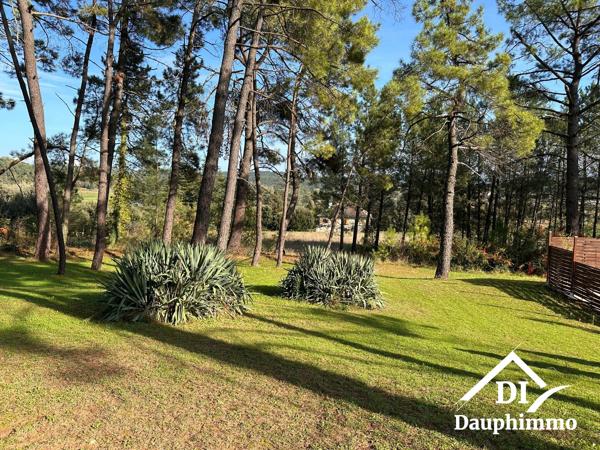 Peyrins, Villa grand terrain dans pinède avec piscine