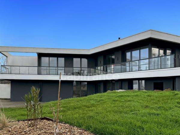 Villa d'architecte contemporaine d’exception à Plougastel – Vue panoramique sur la rade de Brest –