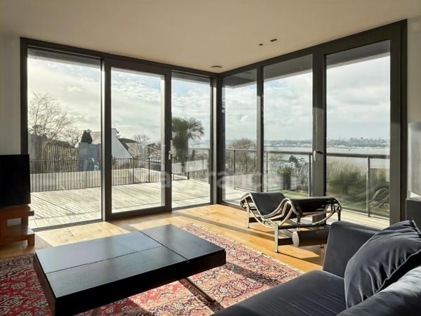 Villa d'architecte contemporaine d’exception à Plougastel – Vue panoramique sur la rade de Brest –