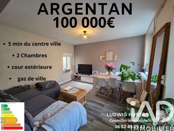 Maison à vendre 3 pièces 66 m² Argentan