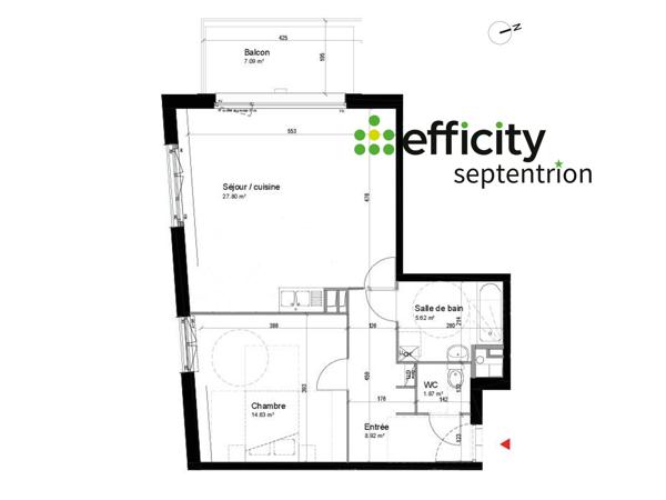 Appartement
         2 pièces
        - 60 m² Exclusivité 178 900 €*