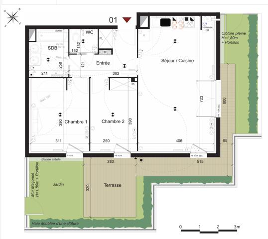 GUILHEMERY - T3 avec terrasse/jardin et parking Détails des diagnostics énergétiques