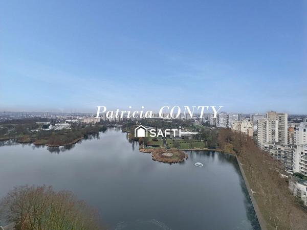 Grand 3P avec superbe vue sur le lac et sur Paris