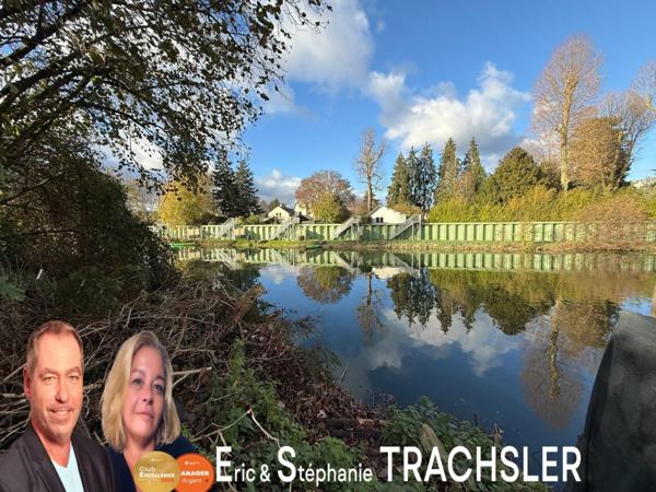 Rareté absolue au Mans : 2020 m² de terrain en ville, au bord de l’eau